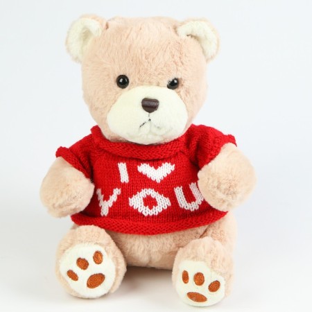 Soft toy "Bear" in a jacket, 25 cm-4