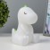 Night Dinosaurus LED from batteries white-green 12x10x14 cm