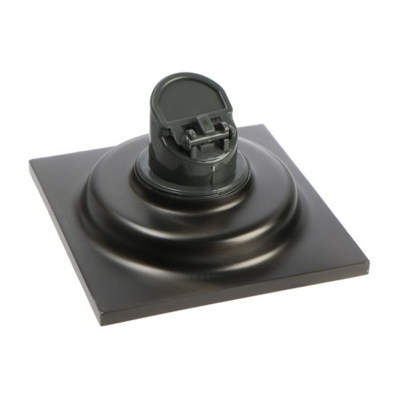 Zein gap, 100x100 mm, vertical, d = 32 mm, stainless steel, gray-4