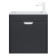 Tumbling under the Uperwood Modul sink, 60 cm, suspended, matte, black