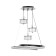 Lamp with PDD "Rimini" LED 96W 3000-6000K Black 50x50x14-114 cm