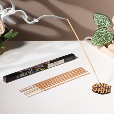 Incense "Eastern Secrets Amber Sandal. Amber Sandal", 8 sticks