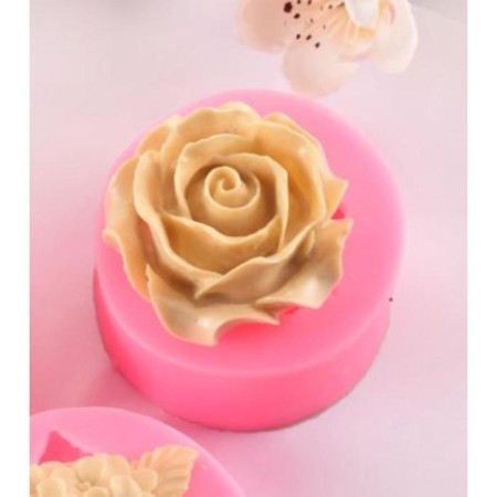 Mold Silicon "Rose" 3x4x4 cm