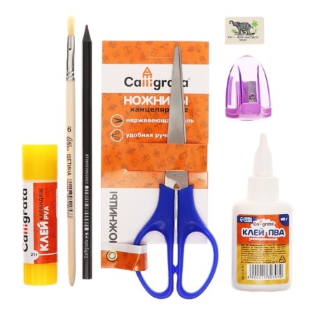 Labor folder A4, 335x260x60, PVC textiles, with handles, with a filling of 13 objects, calligrata, PTR-111, "Panda"-13