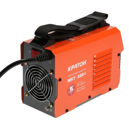 Inverter welding Cratin NEXT-220M, 8.8 kW, 20-220 A, d = 1.6-5 mm, PV 70 % + electrodes-2
