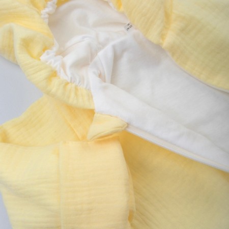 Kinderlitto “Muslin” discharge kit, 4 items, height 50-56 cm, yellow color-4