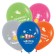 Latex ball 12 "" From DR! Animal cosmonauts ", pastel, assorted, 1-sided, set 25 pcs., Mix