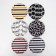 The basis for knitted products to the leatherette "Round with a pattern" mix 14 cm