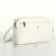 Women's bag with lightning, white color