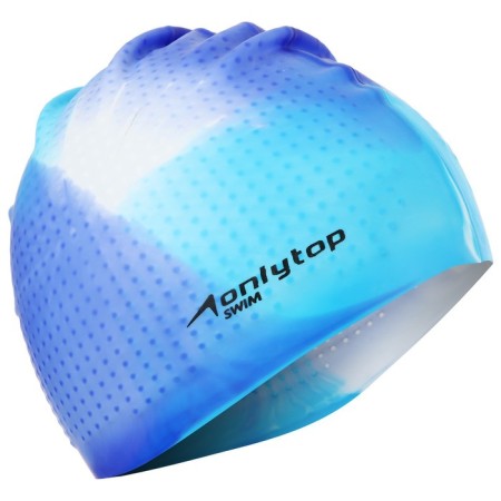 TwinTop swimming cap, silicone, girth 54-60 cm, Mix color-6