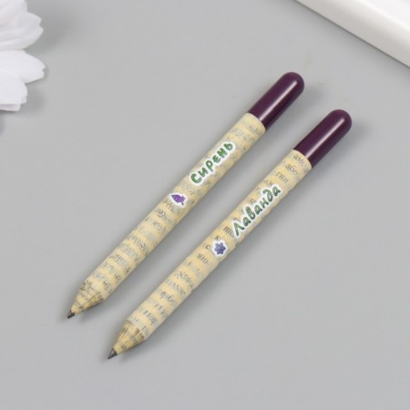 Growing gift pencils Mini "lavender + lilac" set 2 pcs.-3