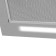 Excellency Maunfeld Crossby Hardy 1000push, built -in, 1000 m3/h, 3 speeds, 55 cm, gray 1074546
