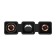 Wireless charging 3 in 1 h39, 15 W, backlight, support magsafe, folding, glass, black