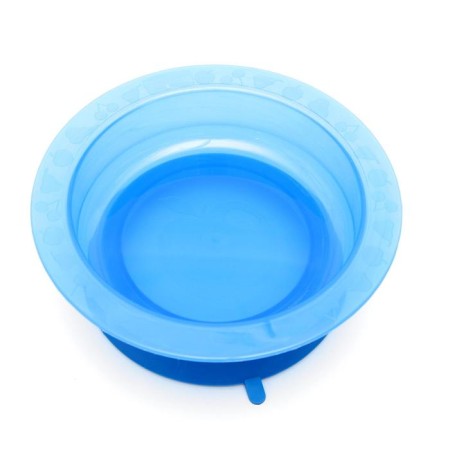 Children's bowl on the suction cup, deep, 470 ml, from 5 months., Mix color, 400 ml, 17.5x17.5x4.3-3