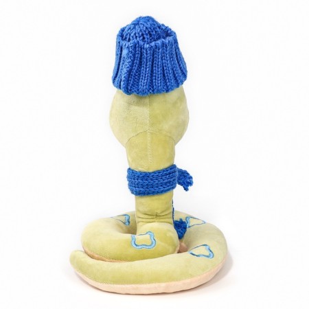 Soft toy "Snake", in a hat and scarf, for the New Year-3