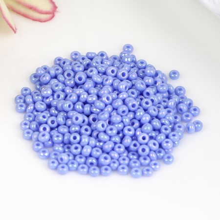 Czech Republic "Gamma" Round 1 "10/0 5g (A026 Blue/Melange)-1