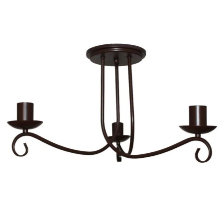 Eletech lamp, NPB 01-3x60-199 "Villa" 131 E27, brown
