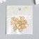 Decor for creativity Metal 4 ears "Lotus" gold 1.7x1.5 cm
