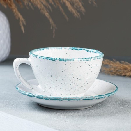 Tea couple "Elegant" 0.25l / 11x6.5cm + saucer 15cm, Varadero-1