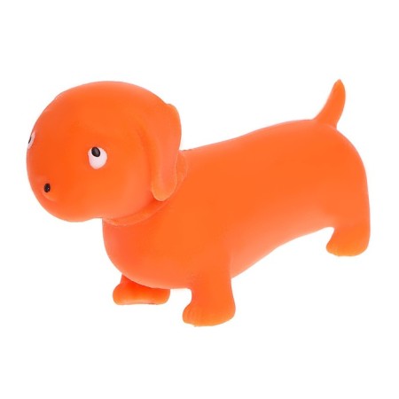 Mick anti -stress pulling "Dachshund", with sand, Mix color, in showbox-3
