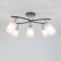 Ceiling chandelier Citilux "Fortune" CL156152, 47x36x35 cm, 5x75W, e27, brown color