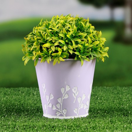 Kashpo "Vederko Landyshi" Lavender, 11.5x11.5x10.5cm-1