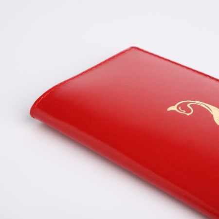 Cover for passport, red color-3