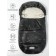 Envelope winter fur Amarobaby Snowy Baby "Cosmos", black color, 85 cm