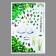 Interior plastic sticker "Swans in Tagging" 90x60 cm