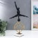 Souvenir Polystone, Metal "Athlet with weight" black with gold 50x14x27.5 cm