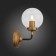 Sconces st. SL234.401.01. Varieta. 1x40 W, E27, 14x27 cm, black color, gold