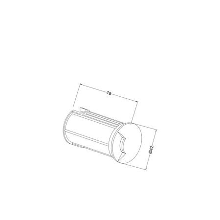 Building lamp Outdoor O044DL-L1S3K, 1W, 4,2x4.2x7.8 cm, LED, 13LM, 3000K, Silver Color-7