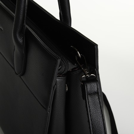 Bag Women's Tout, on a zipper, black color-5