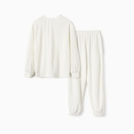 Kidshot costume (sweatshirt, trousers) KAFTAN PLUSHY R.30 (98-104), white-11