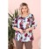 Female blouse, size 52, blue color