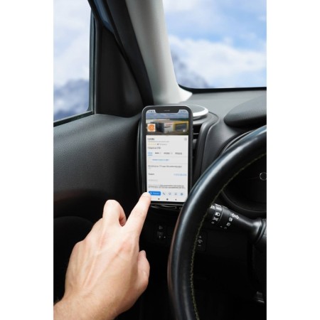Holder for a phone on AIRLINE torpedo, magnetic, rectangular, on double -sided tape 10219-7
