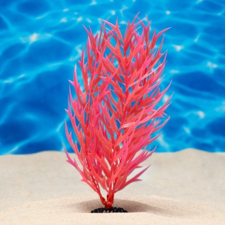 The artificial aquarium, luminous, 20 cm, red plant