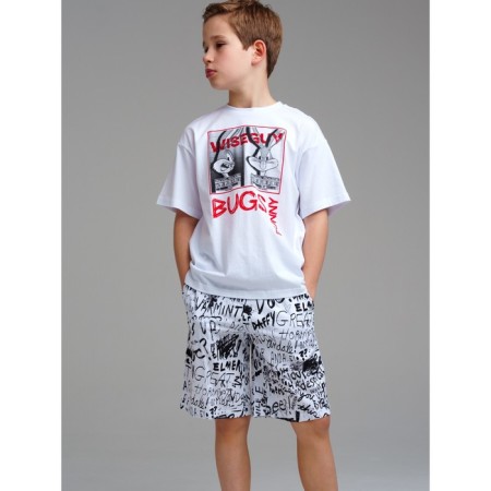 Pajama for the boy PlayTode: T -shirt and shorts, height 146 cm-2