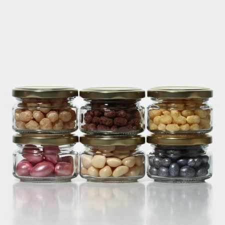A set of glass cans with a conservation lid, TO-66 mm, for candles, 0.1 l, 6 pcs-6