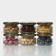 A set of glass cans with a conservation lid, TO-66 mm, for candles, 0.1 l, 6 pcs
