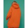 Female hoodies, size l, orange color