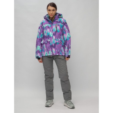 Ski suit, size 42, purple color-27