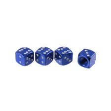 Cap on the valve Torso Cube, blue, set 4 pcs