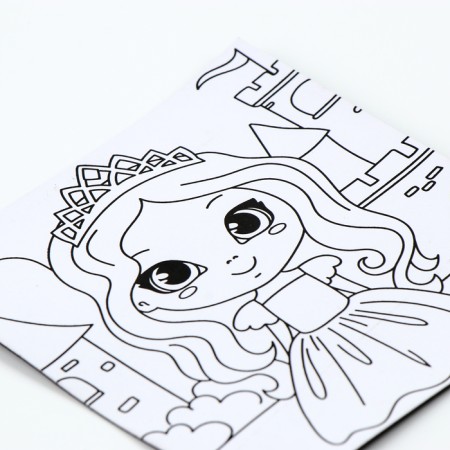 Magnet coloring "Princess", 10 x 10 cm-3