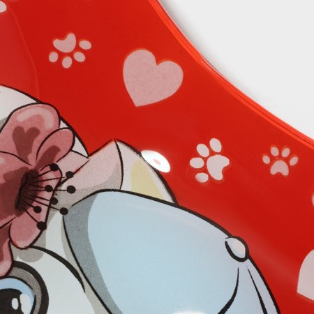 Glass Serving Dolyana "Heart. Cats ", 25 × 21 × 2.3 cm-4