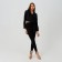 Women's pants Minaku: Casual Collection Black color, size 46