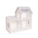 Puppet house "Mini", white-gray color