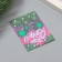 A postcard with the seeds "grow itself" "Happy New Year!" 5*7cm