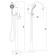 Lemark Atlantiss LM3244C bath mixer, single -leaf, floor, watering can