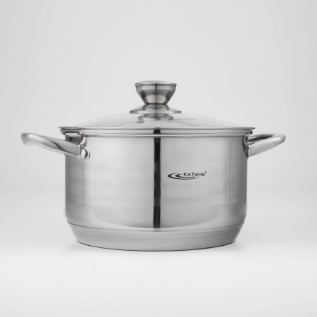 Elis pan, 4.5 l, d = 22 cm, capsule, glass cover-4